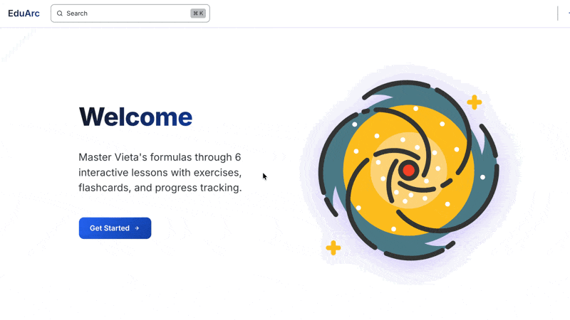 EduArc sites demo - create interactive course sites
